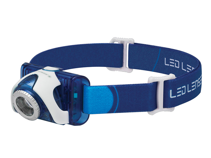 Ledlenser 6107-R SEO7R Rechargeable LED Headlamp - Blue (Test-It Pack)