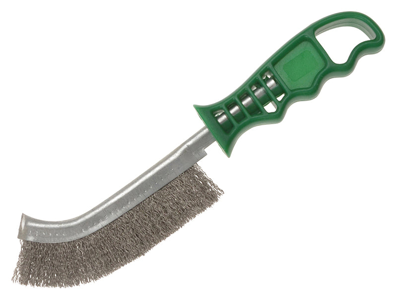 Lessmann 056.501 Universal Hand Brush 260mm x 28mm 0.3 Stainless Steel Wire