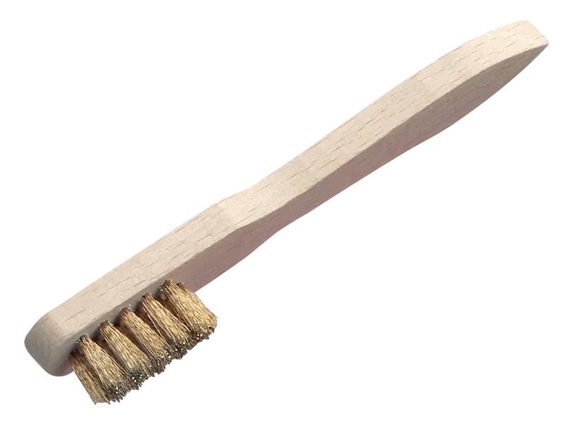 Lessmann 125.111 Spark Plug Brush 2 Row Brass Wire