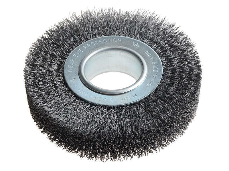 Lessmann 334.163 Wheel Brush D125mm x W29-31 x 40 Bore Set 2 Steel Wire 0.30