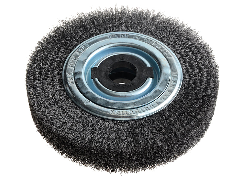Lessmann 366.163 Wheel Brush D200mm x W40-45 x 80 Bore Set 4 +1 Steel Wire 0.30