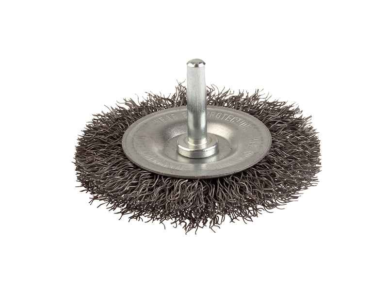 Lessmann 410.153.07 DIY Wheel Brush 100 x 10mm, 0.35 Steel Wire