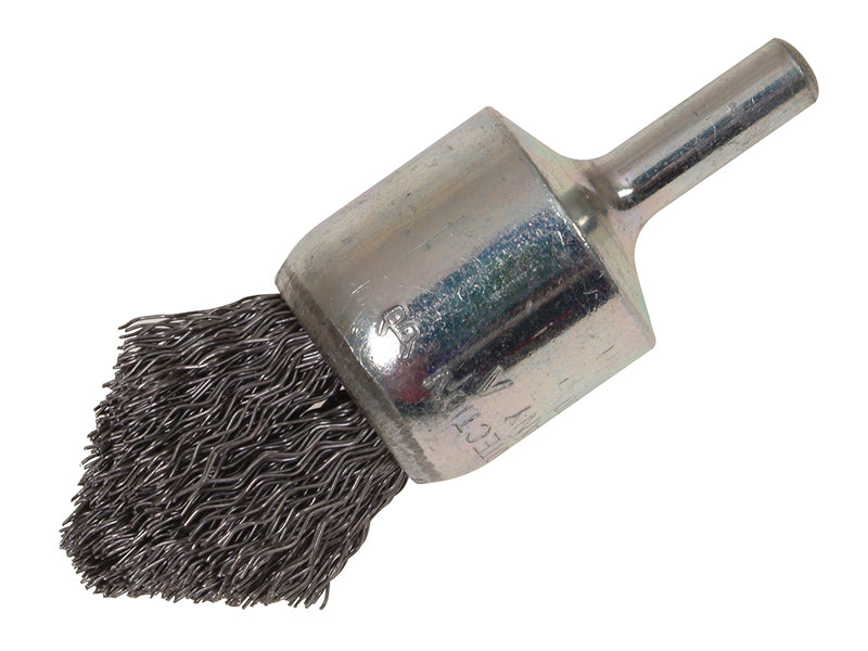Lessmann 453.162 Pointed End Brush with Shank 23/68 x 25mm, 0.30 Steel Wire