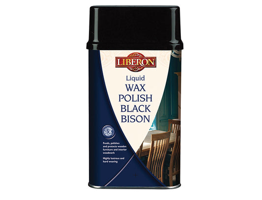 Liberon 069961 Liquid Wax Polish Black Bison Dark Oak 500ml