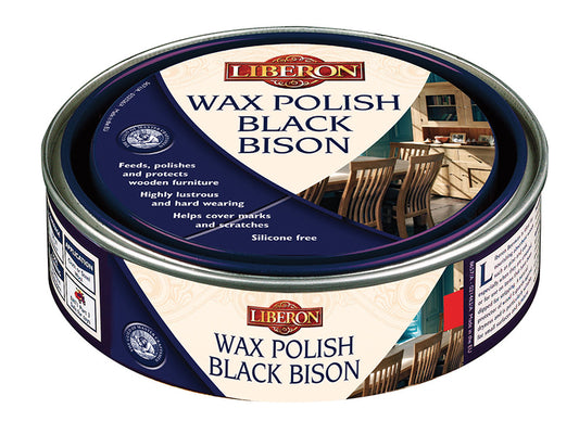 Liberon 069976 Wax Polish Black Bison Medium Mahogany 500ml