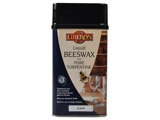 Liberon 003871 Beeswax Liquid Clear 1 litre