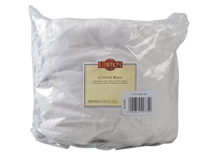 Liberon 015046 Cotton Rags 1kg