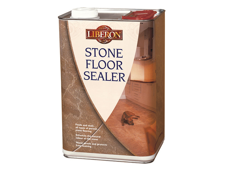 Liberon 004414 Colour Enhancer Stone Floor Sealer 5 litre