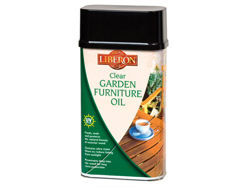 Liberon 003781 Garden Furniture Oil Clear 1 litre