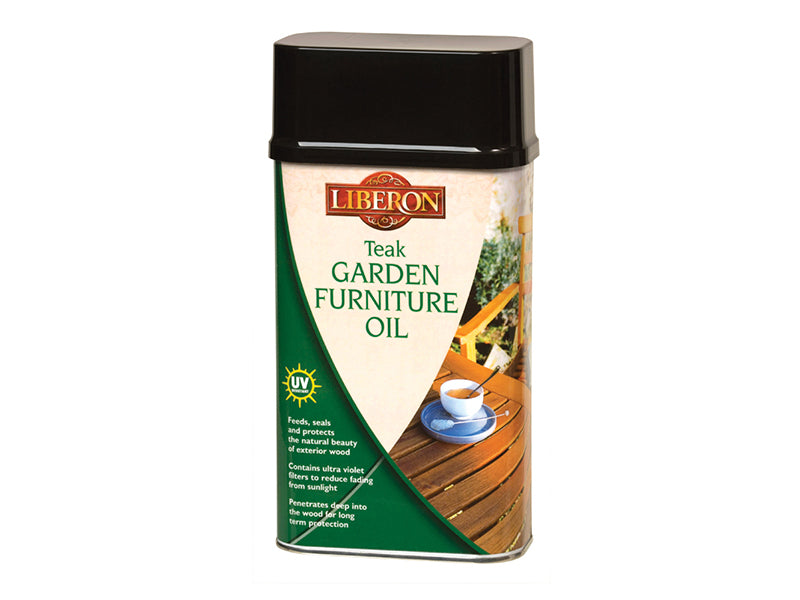 Liberon 003789 Garden Furniture Oil Teak 500ml