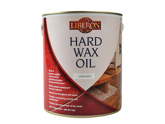 Liberon 104468 Hard Wax Oil Clear Matt 2.5 litre