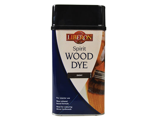 Liberon 014436 Spirit Wood Dye Ebony 1 litre