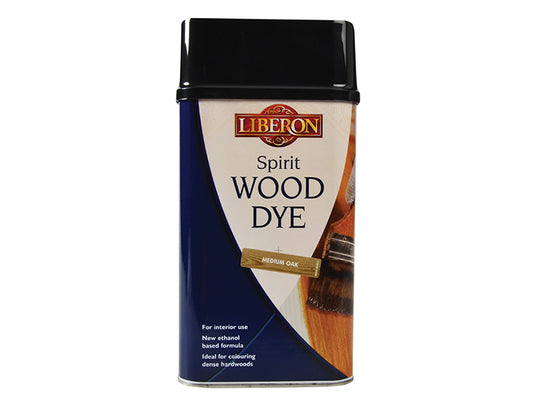 Liberon 014443 Spirit Wood Dye Medium Oak 1 litre