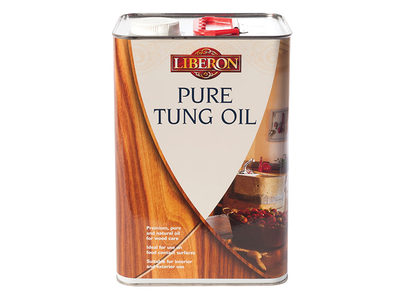 Liberon 014618 Pure Tung Oil 5 litre