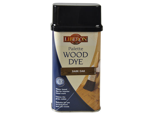 Liberon 014338 Palette Wood Dye Dark Oak 250ml