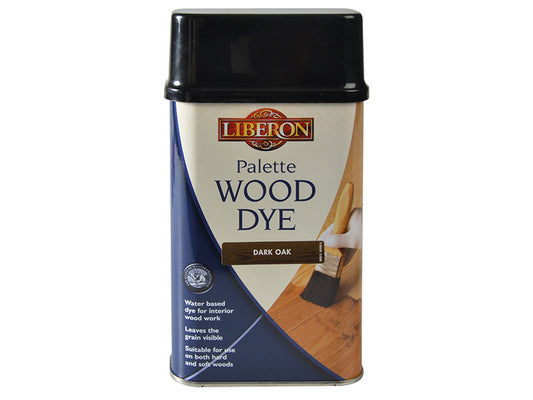 Liberon 014377 Palette Wood Dye Dark Oak 500ml