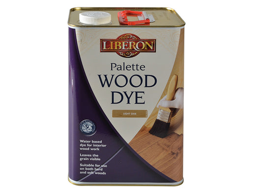 Liberon 014399 Palette Wood Dye Light Oak 5 litre