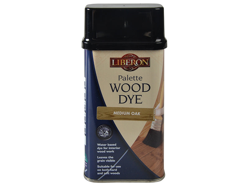 Liberon 014337 Palette Wood Dye Medium Oak 250ml