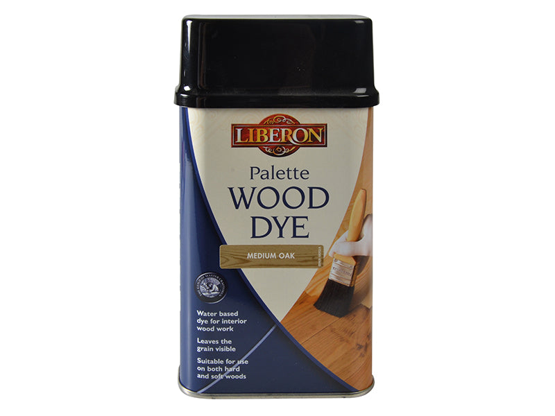 Liberon 014376 Palette Wood Dye Medium Oak 500ml