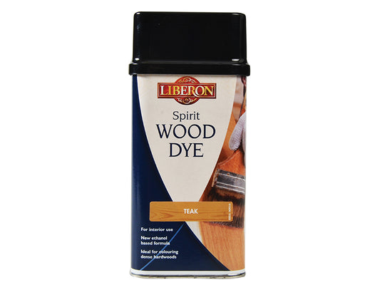 Liberon 014429 Spirit Wood Dye Teak 250ml