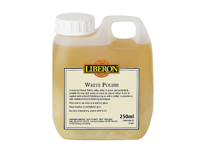 Liberon 014649 White Polish 250ml
