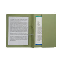 Pocket Spiral Files Fc Green Pk25