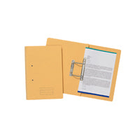Spiral Files Foolscap Yellow Pk50