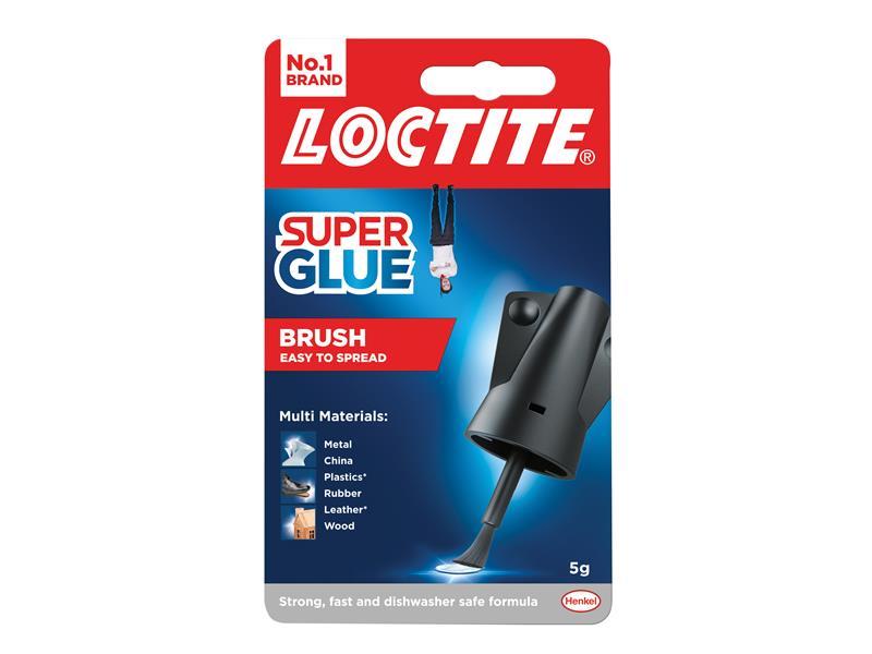 Loctite 2633193 Super Glue Liquid, Brush Bottle 5g