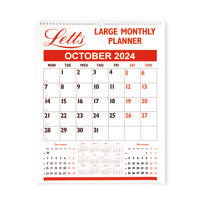 Letts Large Monthly Planner 2024