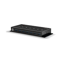 Lindy 7 Port USB 3.0 Metal Hub Blk