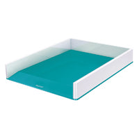 Leitz WOW Letter Tray White/Iceblue