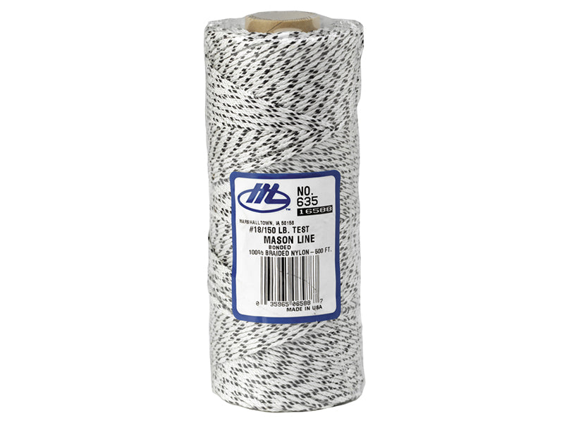 Marshalltown M635 M635 Bonded Nylon Mason's Line 152m (500ft) Flecked White