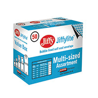 Jiffy Bag Gold Ast Sizes Pk50