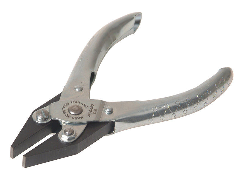Maun 4870-140 Flat Nose Pliers Smooth Jaw 140mm (5.1/2in)