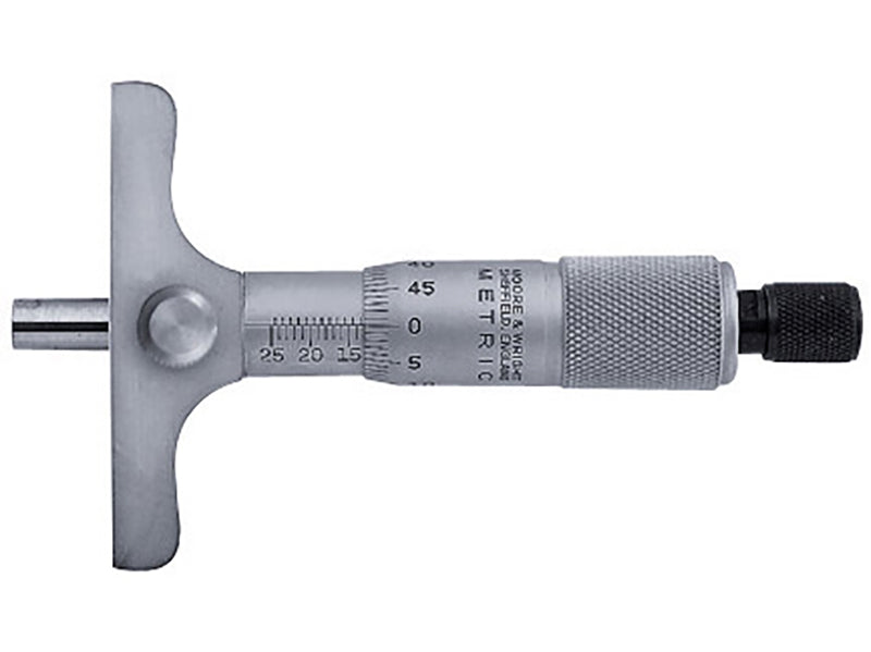 Moore&Wright 890M 890M Fixed Type Depth Micrometer 0-25mm/0.01mm