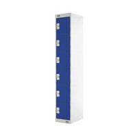 Six Compartment Locker 300 Blue