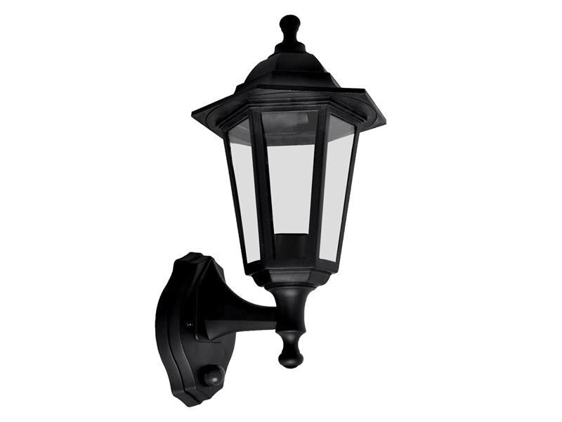 MeridianLighting LP60BPIR Six Panel Lantern with PIR 60W