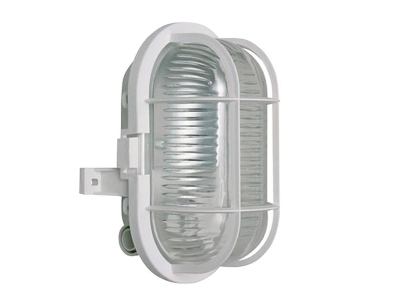 MeridianLighting OV60WHI Oval Bulkhead 60W