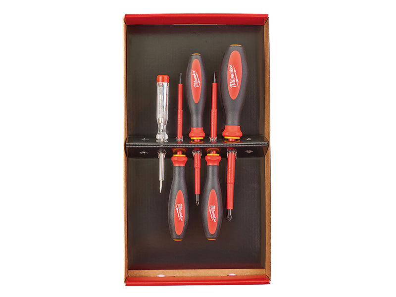 Milwaukee 4932464066 VDE Screwdriver Set, 5 Piece