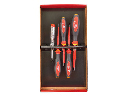 Milwaukee 4932464066 VDE Screwdriver Set, 5 Piece