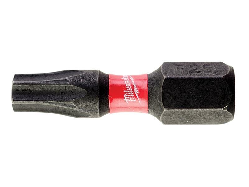 Milwaukee 4932430880 SHOCKWAVE� Impact Duty Bits TX25 25mm (Pack 25)