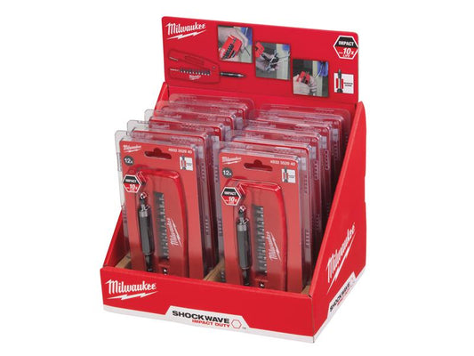 Milwaukee 4932430910 SHOCKWAVE™ Customer Display V2 D Guide 12 Piece