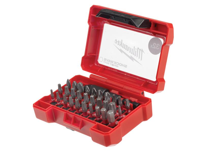Milwaukee 4932464240 SHOCKWAVE™ Impact Duty Assorted Bit Set, 32 Piece