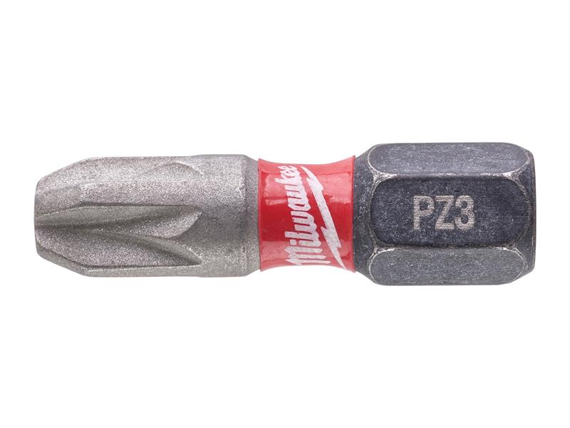 Milwaukee 4932472043 SHOCKWAVE™ Impact Duty Bits PZ3 x 25mm (Pack 25)