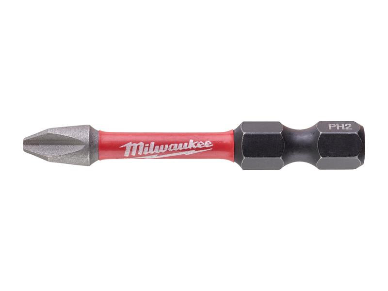 Milwaukee 4932472048 SHOCKWAVE™ Impact Duty Bits PH2 x 50mm (Pack 10)