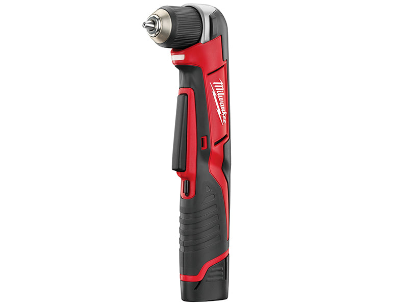 Milwaukee 4933441218 C12 RAD-202C Compact Right Angle Drill 12V 2 x 2.0Ah Li-ion