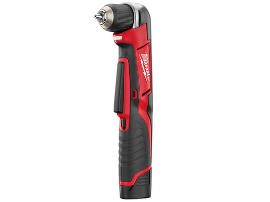 Milwaukee 4933441218 C12 RAD-202C Compact Right Angle Drill 12V 2 x 2.0Ah Li-ion