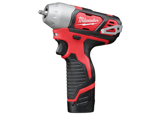 Milwaukee 4933443897 M12 BIW14-202C Sub Compact 1/4in Impact Wrench 12V 2 x 2.0Ah Li-ion
