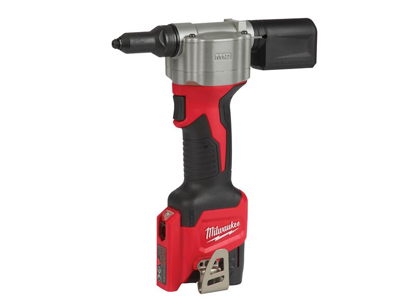 Milwaukee 4933464406 M12 BPRT-201X Pop Rivet Tool Kit 12V 1 x 2.0Ah Li-ion