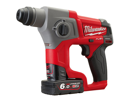 Milwaukee 4933451907 M12 CH-602X Fuel™ SDS Hammer 12V 2 x 6.0Ah Li-ion